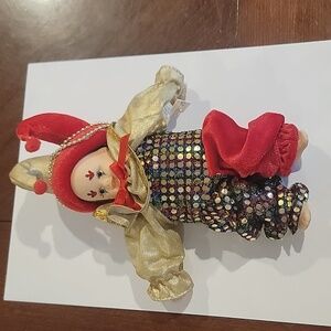 (J3) Classic treasures Porcelain clown doll